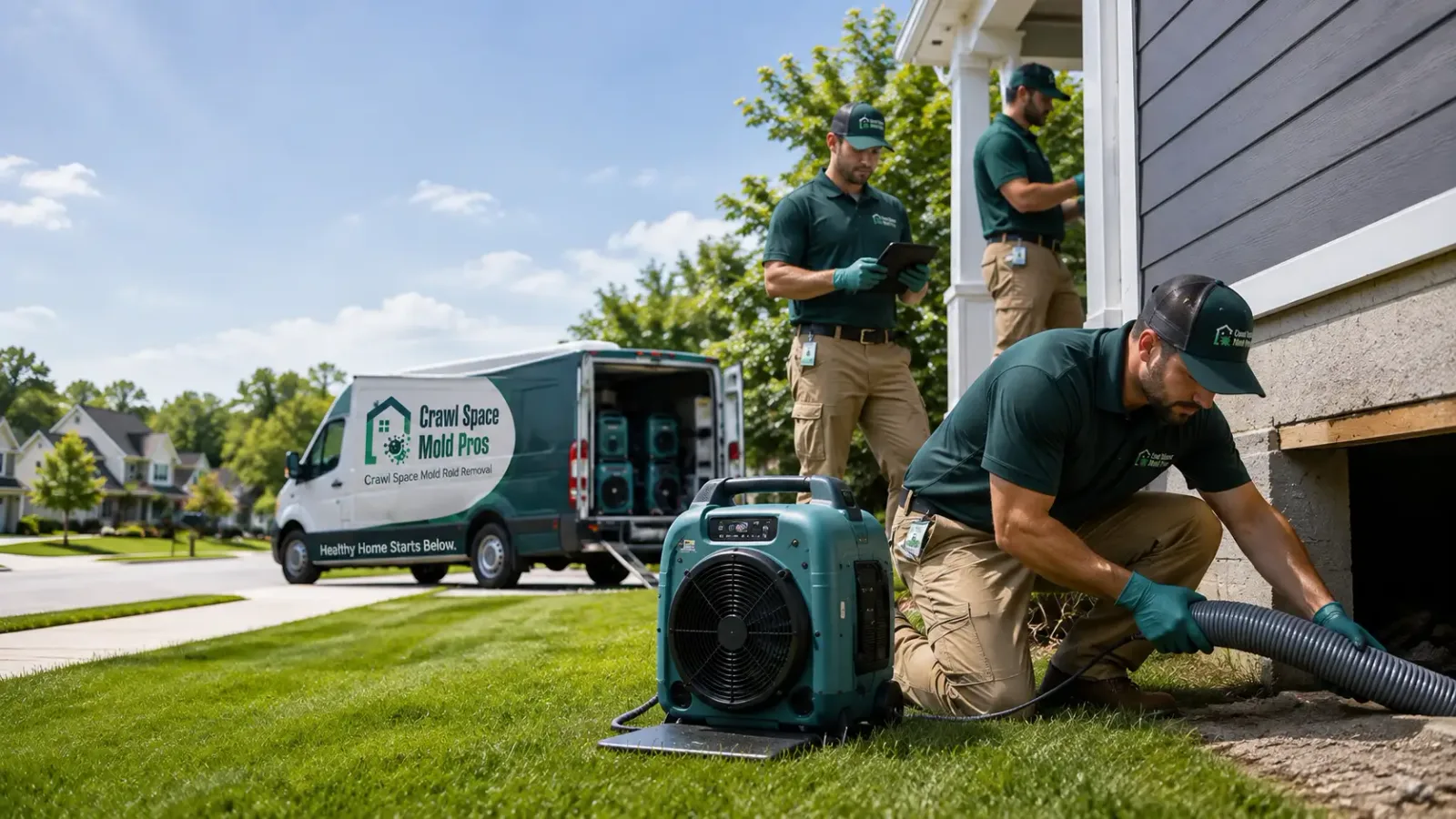 Crawl Space Mold Removal in White Oak, MD